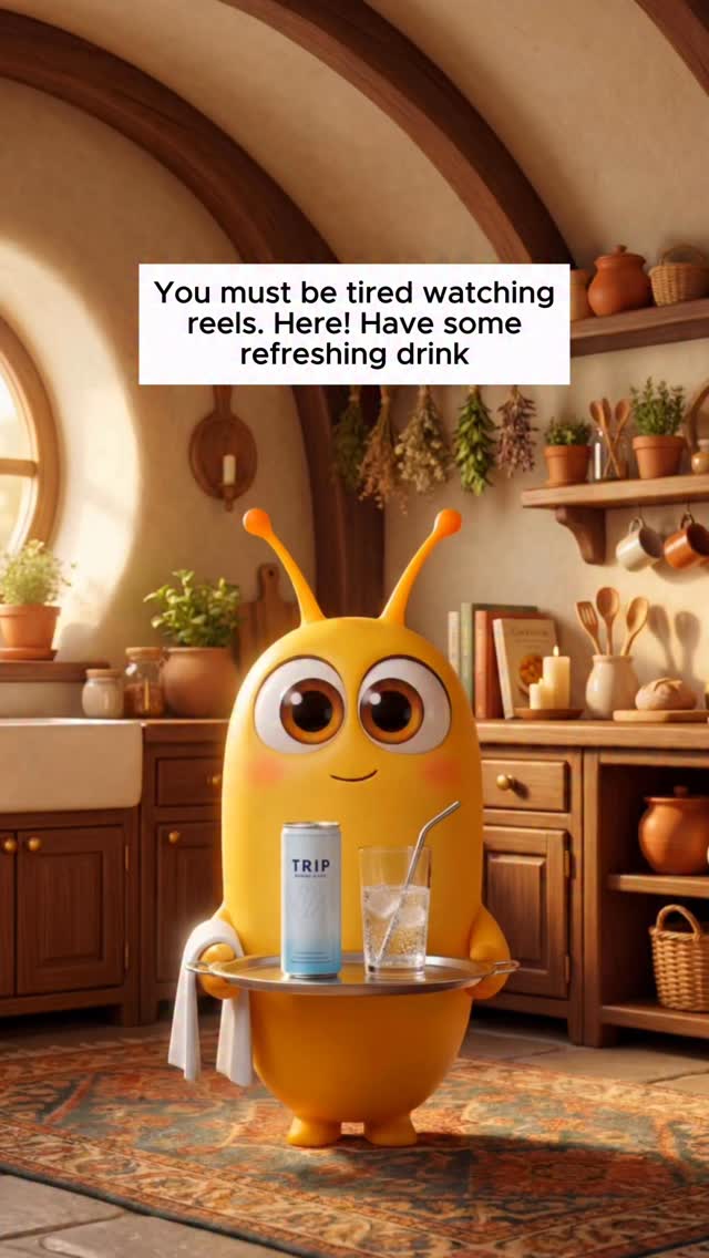 have some refreshing drink